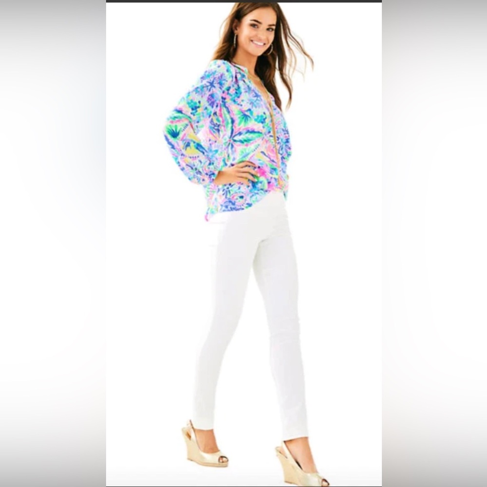 Lilly Pulitzer White Skinny Pants